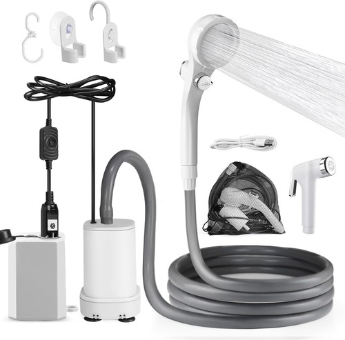 Pompa doccia campeggio - campeggio, 4500mah