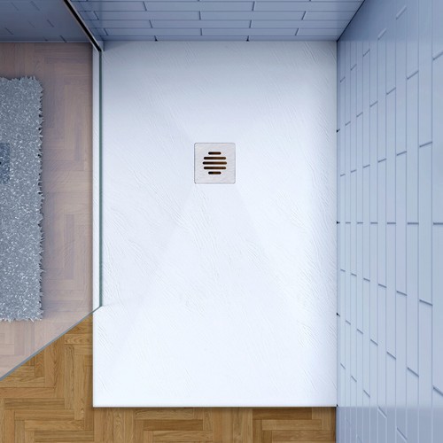 Piatto doccia bianco - bianco, pietra